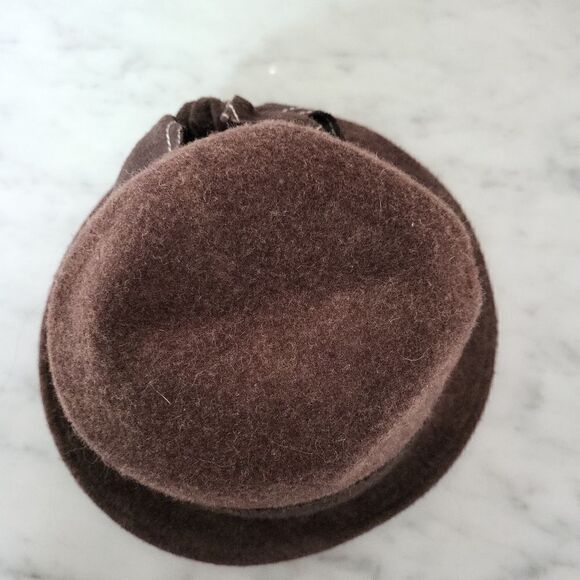 Brown Wool Bucket Hat NWOT - Picture 5 of 7